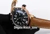 Luxury New Master Extreme Compressor Q2018470 2018470 Black Dial Automatic Mens Watch 316l Steel Case en cuir STRAP Watches Watch6758797