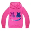 Marshmello DJ Máscara Crianças Manga Longa Hoodies BoyGirl Tops Adolescente Crianças Moletom Jaqueta Com Capuz Casaco de Algodão Clothing3546601