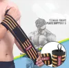 1 paire poignet bande hommes réglable bracelet orthèse enveloppement pansement sangle de gymnastique poignet bande de soutien pour l'exercice de musculation