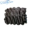 BeautySisterブラジルのバージンレミー人間の髪の束織り5バンドルのカチクル整列されたバージンヘアエクステンションを編む自然な色
