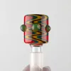 Nieuwste 4 stijl 14mm kom en 18mm glazen kom Mannelijke Gezamenlijke Handvat Mooie Slide kom stuk roken accessoires Voor Bongs Waterleidingen