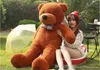 6 Ayaklar Büyük Teddy Bear Dolması 4 Renkler Dev Jumbo 72 "Boyutu: 180 cm Kucaklama Ayı Bebek Severler / Noel / Doğum Günü Hediyesi