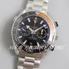 4 F￤rgklockor Luxury Super OM Factory Cal 9900 Automatisk r￶relse Kronograf Ceramic Bezel 45 5mm Swim Mens Watch206J