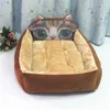 Hundbäddsoffa sängar för små medelstora stora S Pet House Waterproof Bottom Soft Warm Cat och Y200330