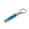 Mini handlicher Auto-Auto-Antistatik-Stift mit Schlüsselanhänger, integrierter LED, verchromt, Strom-Eliminator-Entferner für Auto und Zuhause