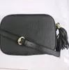 Diseñadores de moda para mujer Bolsos de hombro Bolsos Famosos para mujer Disco Soho bolso Monedero Mujer Bolso Crossbody con flecos Messenger Monedero 22 cm A calidad p