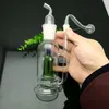 Pipe à fumer Mini narguilé bongs en verre forme de métal coloré nouvelle couronne filtre silencieux bouteille de fumée d'eau en verre
