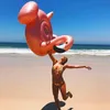 Yuyu Rose Gold Uppblåsbar Flamingo Swimming Float Tube Raft Vuxen Giant Pool Float Swimming Summer Water Fun Pool Toys9789661