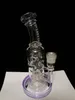 Ovo de moda reta Ovo espesso Tiktok Clássico Vidro Bongo Recycler Fab Hookahs Toro Smoke Tubulação de Água Rigs Matrix Perc Klein Fumar Tubos de Água Junta 14.5mm Dab Rig