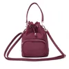 Tutta la tela impermeabile con coulisse per le donne Borsa con coulisse secchiello lady messenger bag mini zaino borsa a tracolla handb270z