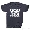 2019 Męskie projektanty T koszule Bóg to miłość Jezus jest cudownym zespołem Jezus Evolution Real Men Módlcie