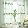 Sheer Curtains refreshing towel embroidery window screen customization of cotton thread balcony float screens