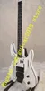 white body and neck lion headless electric guitar and rosewood fretboard with Black hardwares free shipping