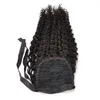 100% human remy hair ponytail for black women cheap price curly ponytail 100Gram one piece, free DHL