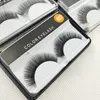 Em estoque! Cílios Falsos Handmade Handmade Longo Longo Ondulado Grosso Falso Eye Lash Extensões Flair Preto Color Eyelash Terrier Tira Lashes 027