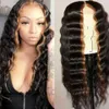 brazilian deep wave t part lace wigs 1b 99j orange ginger ombre color t lace remy human hair wigs deep wave wigs pre plucked7550603