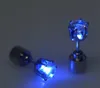 Hot new fashion unique design LED Earrings Light Light Up Bling Ear Studs Dance Party Accessories Women WCW079