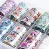 10 Rolls Nail Foils Stickers Colorful Transfer Foil Butterfly Wraps Adhesive Decals Paper Nails Decoration CH17974810072