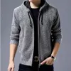 2019 New Fashion Brand-Clothing Jacket Men Casual Mens Solid Color Autumn Jacket Mens Coats Fashion hooded Jackets For Men Zipper