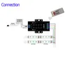 RF 8key RGB LED Remote Controller Switch DC12V-24V 30A Wireless Controllers Iron Shell