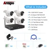 Camera System 4CH Wifi Wireless Security Com 1 TB de disco rígido HDD Instalada 960P Night Vision CCTV Início Vigilância IR-Cut Waterproof