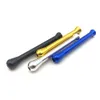 Portable Metal Sniffer Snorter Straw 69mm/2.7in 4 color Aluminum Snuff Nasal Tube Straight Type Snuffer Bat Bullet Smoking Pipe Accessories