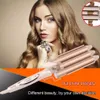 Haute Qualité Professionnel 110-220 V Cheveux Fer À Friser En Céramique Triple Baril Bigoudi Cheveux Waver Styling Outils Styler