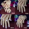 408 adet / paket Karışık 17 Renkler Tam Kısa Yuvarlak Tırnak İpuçları Yumuşak Şeker Renk Oval Kafa Sahte Çiviler Akrilik Yanlış Nail Art Salon İpuçları