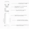 Portable Water Cup 300ml Outdoor Travel Tea Infuser Bottle Container Warm Keeping Food Grade PP Mug Thermos