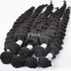 Brazilian Deep Wave Virgin Brazilian Hair Bundles 3pcs Lot 100% Curly Factory Selling Weave Online