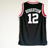 NCAA Oscar Robertson Jersey 12 University Basketball Cincinnati Bearcats College Jerseys Men Black Color Breathable For Sport Fans Sale