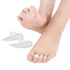 Gratis frakt Silikon Gelkorrigering Toes Pad Bent Toe Hammer Toes Smase Relief Cushion Toe Protector Massage och lindrar ömma fötter