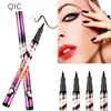 Новый QIC макияж Водонепроницаемый красоты Cosmetic Eye Liner Pencil Black Жидкое Продолжительный Natural Eyeliner Pen