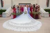 2020 Vintage taglie forti abiti da sposa con mezze maniche gioiello pizzo Cattedrale di treno Abiti da sposa couture Custom Made abiti di nozze