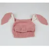 Cute Baby Rabbit Ears Cap Infant Winter Warm Knited Hat Bunny Caps Bambini Fotografia Puntelli Cappello da viaggio per bambini