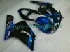 Kit de revestimento para KAWASAKI NINJA ZX 6R 03 04 ZX-636 600CC ZX6R 636 2003 2004 Kit de Carenagem Azul ZX22