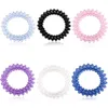26colors Telephone Wire Cord Gum Hair Tie 65cm Girls Elastic Hair Band Ring Rope Candy Color Bracelet Stretchy Scrunchy K79200431