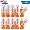 10X Orange 16GB USB 3.0 Flash Drives Metal Rotating Flash Pen Drive Thumb Memory Stick Enough Storage for Computer Macbook Tablet Laptop