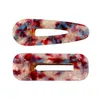 2Pcs/Set Fashion Geometric Hollow Acrylic Hair Clips Snap Barrette Stick Hairpin For Women Lady Girls Jewelry Gift