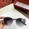 2020 nouveau printemps qualityG0374S lunettes de soleil légères UV400female gradient lentilles planche muti-color stripe full-set case