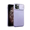 Stoßfeste Handyhülle für die iPhone-Serie, Slide-Kamera-Objektiv, schützende, matte, weiche Kante, rückseitige Abdeckung Case1813022