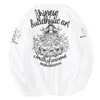 Rund krage designer hoodie nya mode män kvinnor lyx hoodie kinesiska guanyin mönster sweatshirt asiatisk storlek