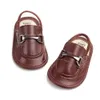Baby moccasins sommarpojkar mode sandaler slipper spädbarn skor 0-18 månader baby sandaler