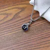 Pendant Necklaces Punk Style Jewelry Blue Black Dragon Bead Gothic Men Woman Necklace Silver Color Stainless Steel Chain231W