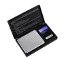 Elektronische Zwarte Digitale Pocket Weegschaal 100G 200G 0.01G Sieraden Diamant Schaal Balance Weegschalen Lcd-scherm Met retail Pakket