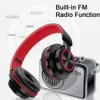 Cuffie senza fili Cuffie Bluetooth Cuffie pieghevoli Auricolari regolabili con microfono Per telefono cellulare Supporto TF Card FM