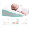 Universal Crib Wedge kussen voor baby anti-rollover matras katoen verwijderbare deksel pasgeboren vorm kussenkussen 0-12 maanden