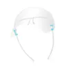 Osłona ochronna Tarcza z okularami Anti Mgła Pełna twarz Przezroczyste ochrona Bezpieczeństwo Bryzgające kropelki maski OOA8184