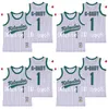 Top Quality Movie Hardball #1 Jarius G-Baby E White Dewayne Warren Ed Kekambas Film Basketball Jerseys