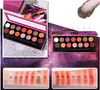 Hot 18 cores Matte Sombra do sol Cor Glam Starry Sky Sombra Placa Glitter Shimmer da composição da sombra Palettee